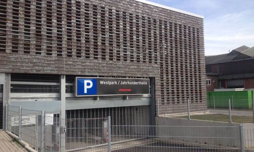 Klinkerarbeiten Parkhaus